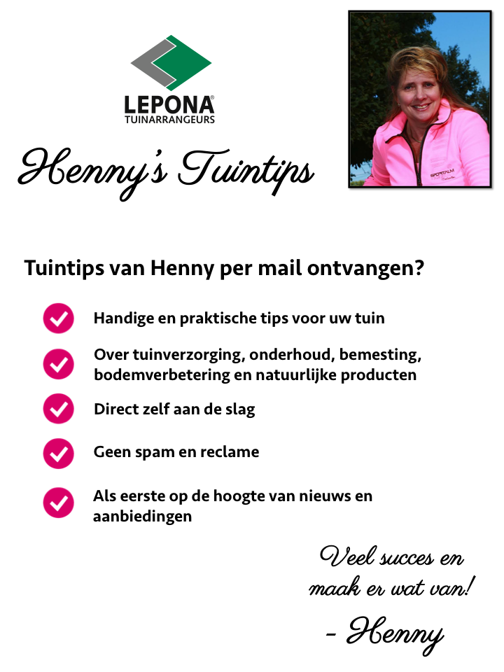 henny's tuintips lepona